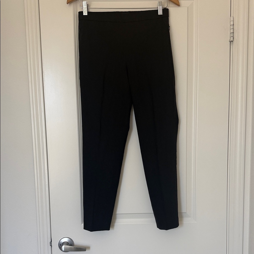Theory Black Straight Leg Pants